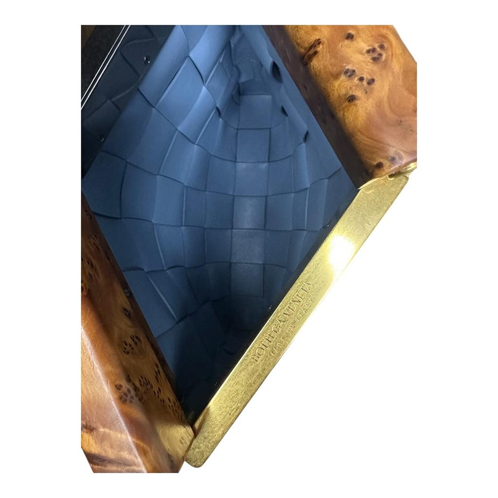 Clutch Bottega Veneta - Taille unique - Bleu - État : Excellent