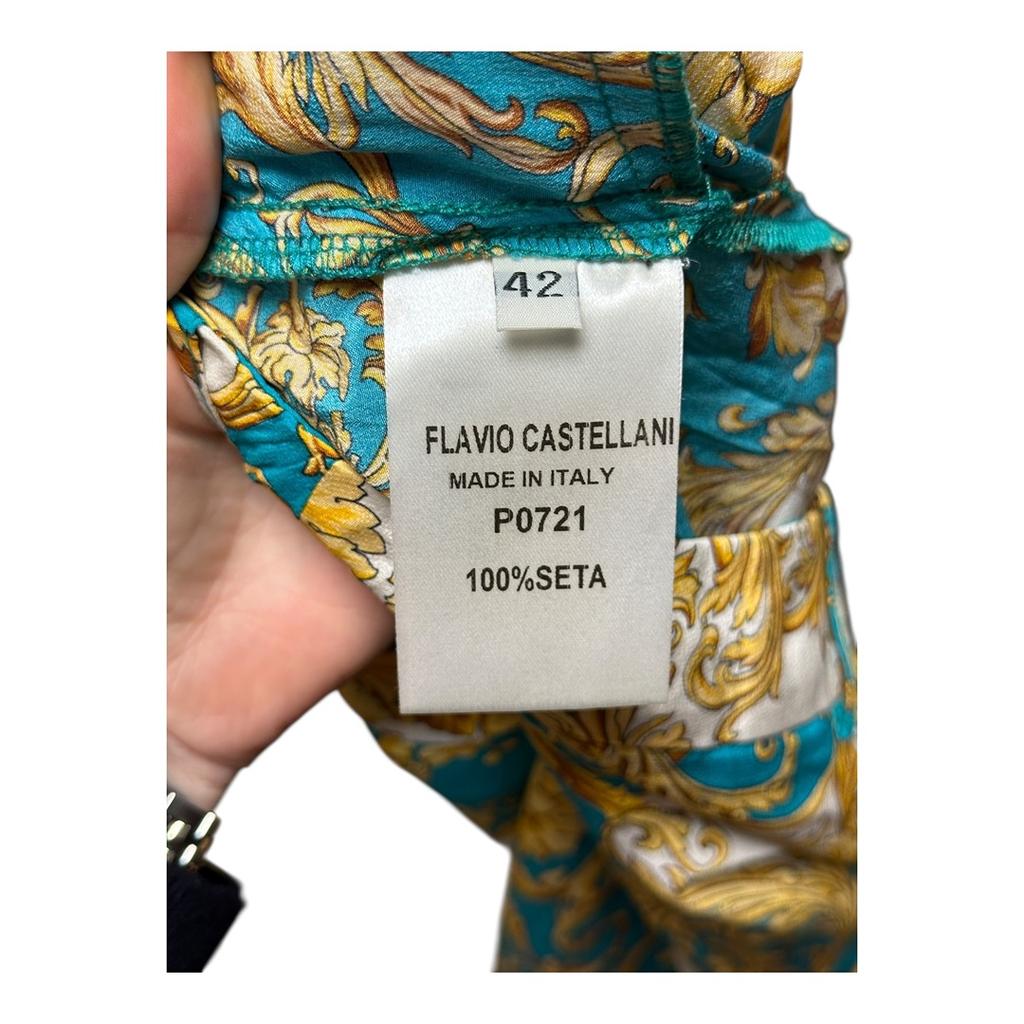 Pantalon Flavio Castellani - 42 - Turquoise - État : Excellent