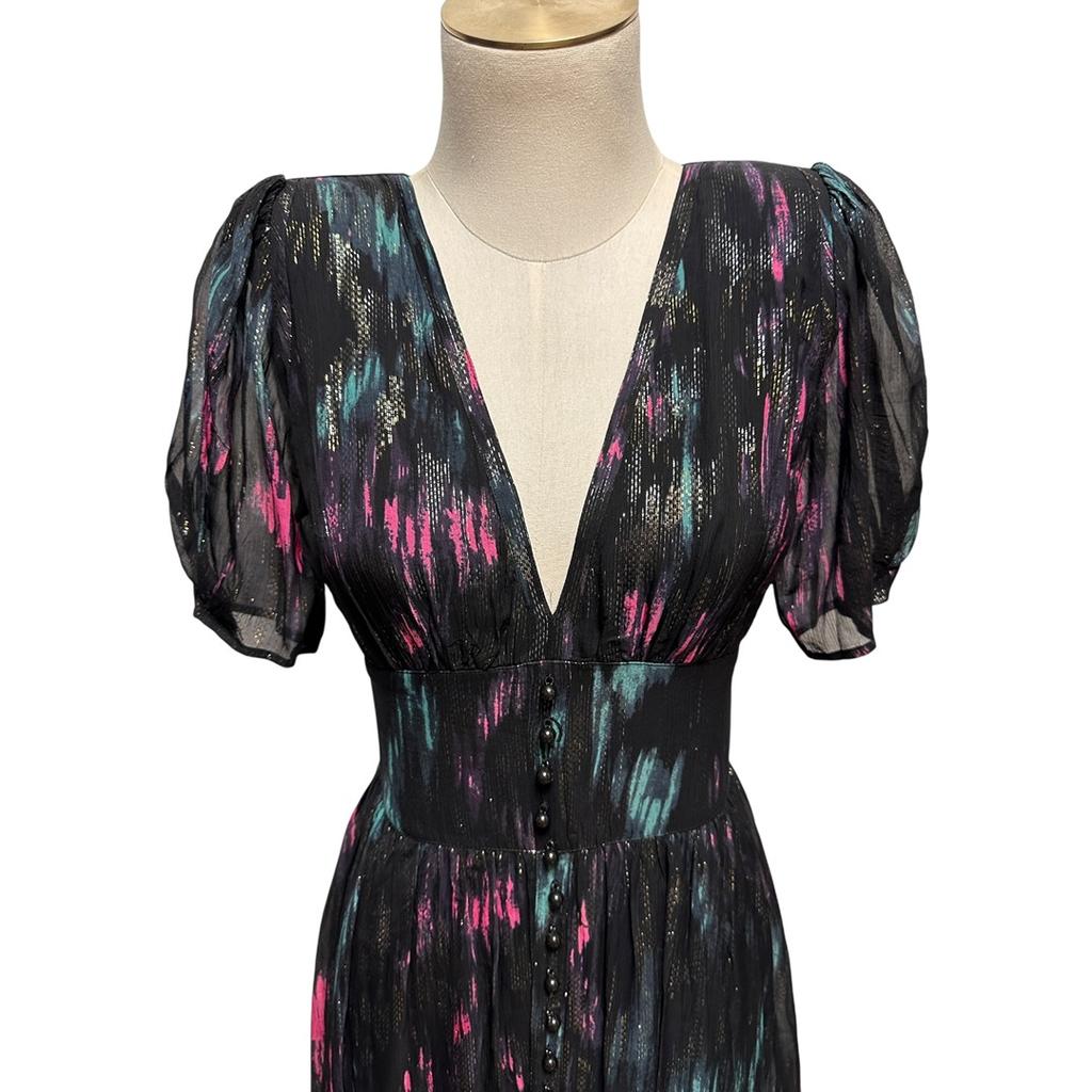 Robe midi The Kooples - 36 - Noir - État : Excellent