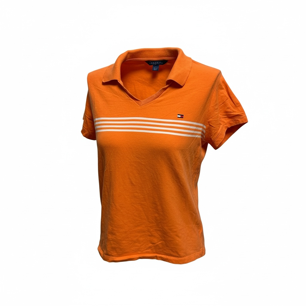Polo Tommy Hilfiger - L - Orange - État : Excellent