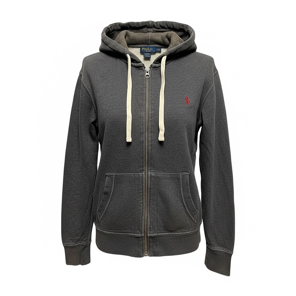Sweat zippé Polo Ralph Lauren - S - Gris - État : Excellent