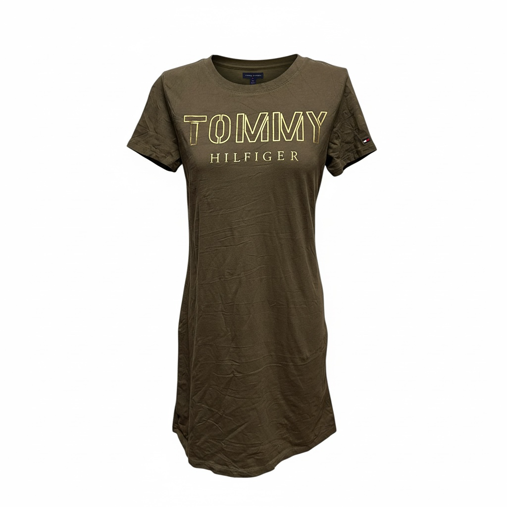 Robe tee-shirt Tommy Hilfiger - S - Kaki - État : Excellent