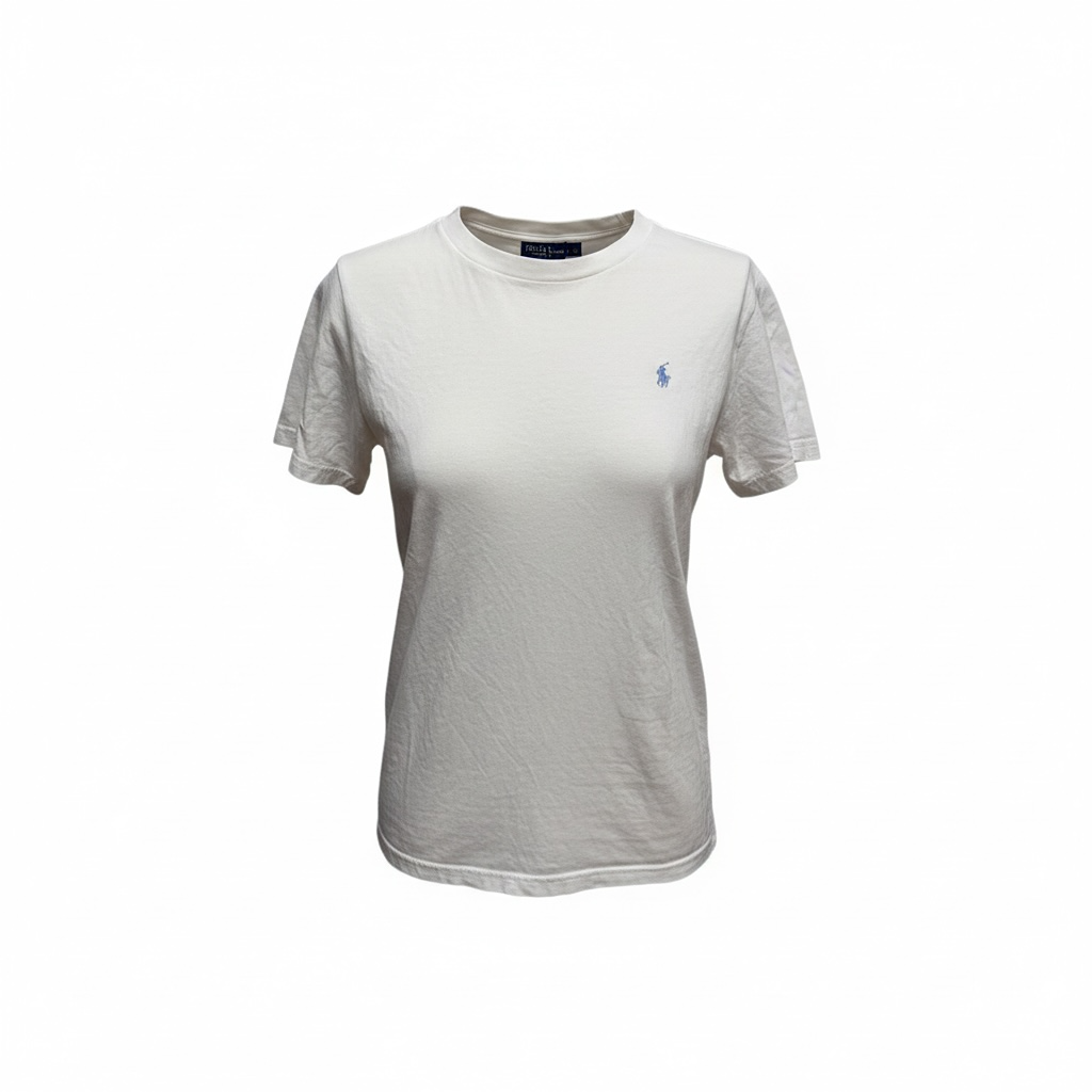 T-shirt Polo Ralph Lauren - L/g14-16 - Blanc - État : Excellent
