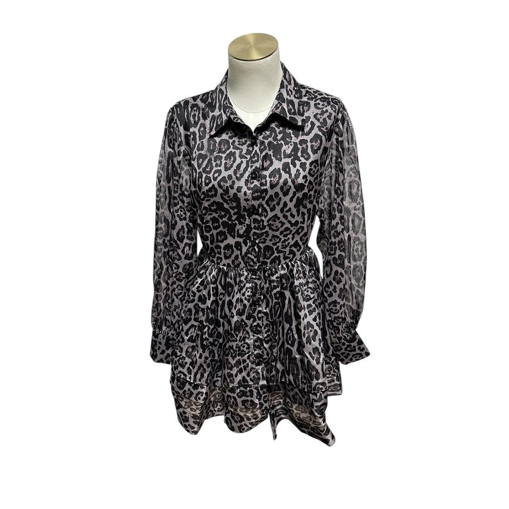 Robe Casual Sans Marque - 38 - Gris - État : Neuf