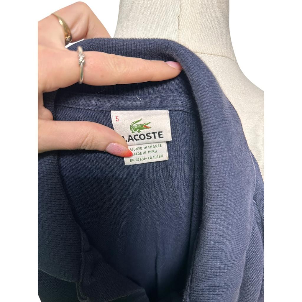 Polo Lacoste - L - Bleu Marine - État : Excellent