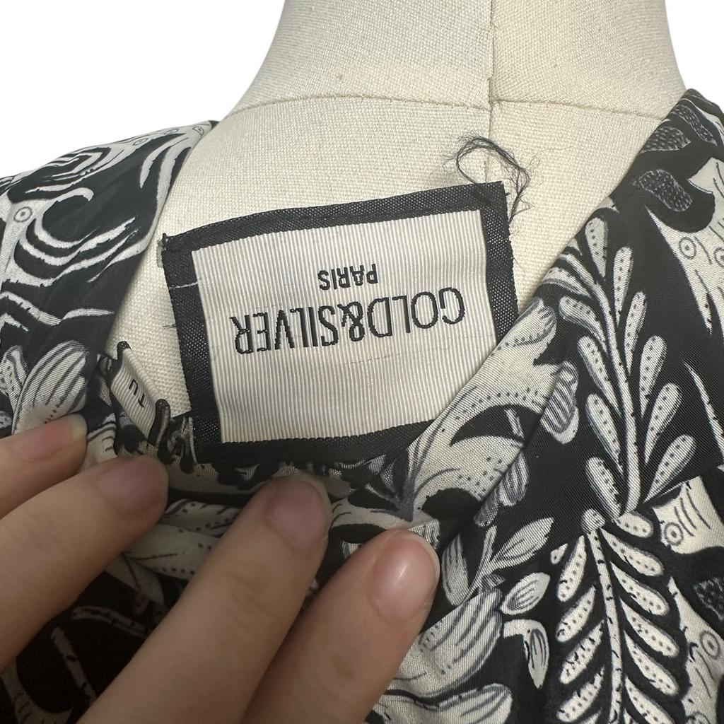 Blouse Gold & Silver - Taille Unique - Noir - État : Trèsbon