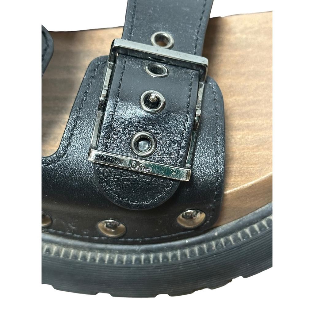 Mules Christian Dior - 38 - Noir - État : Excellent