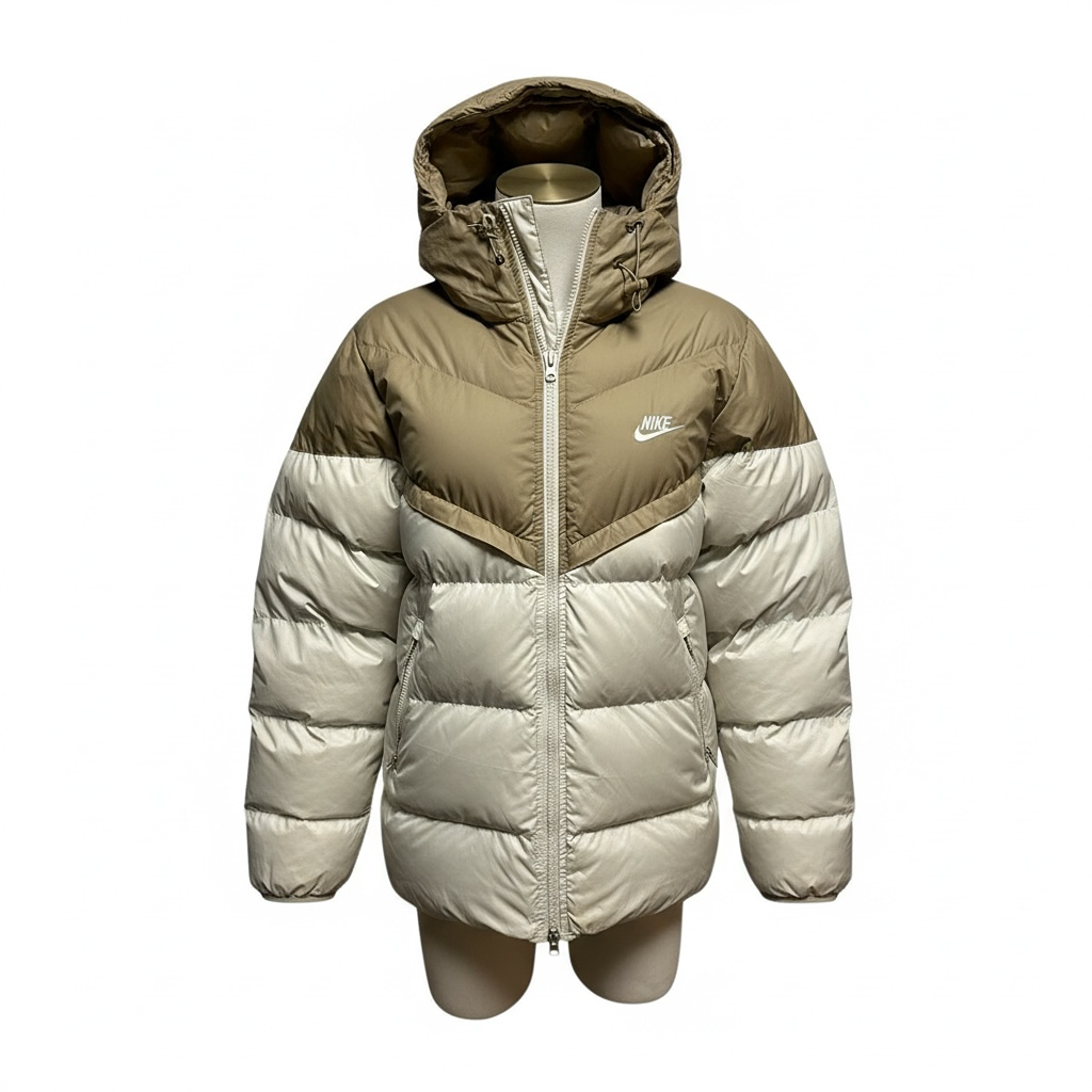 Doudoune Nike - Xs - Kaki - État : Très Bon