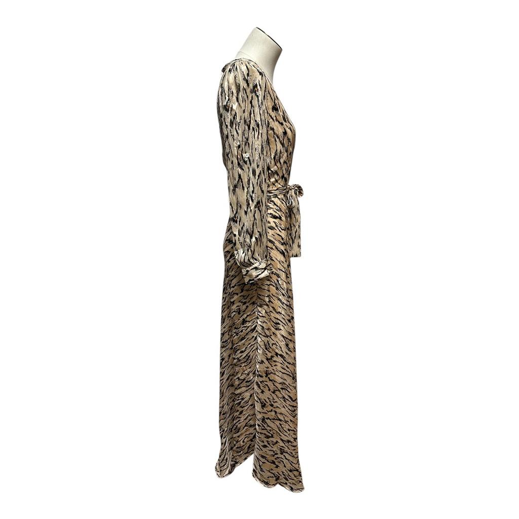 Robe longue Belcci - S - Beige imprimé - État : Neuf