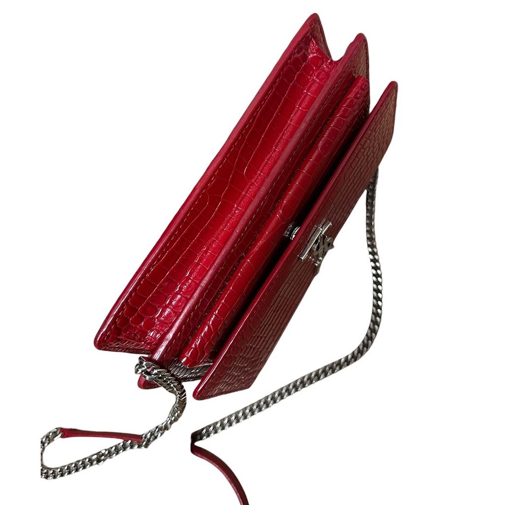 Sac à main Saint Laurent - Taille unique - Rouge - État : Excellent