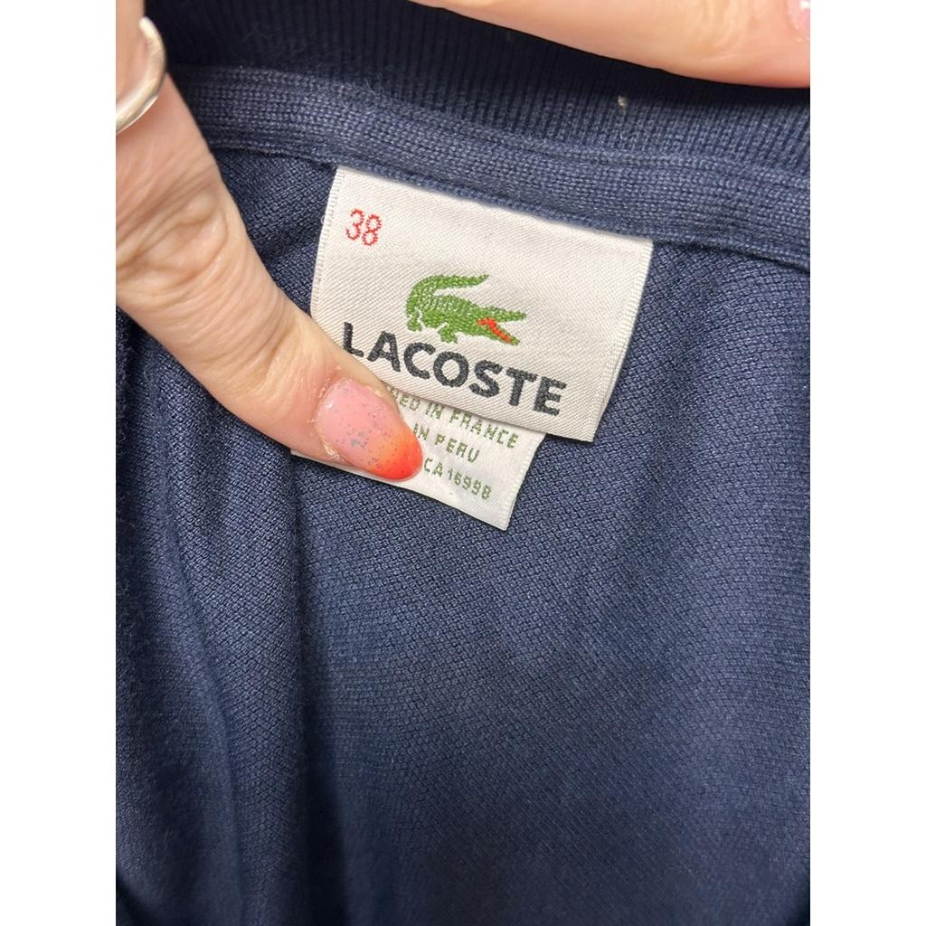 Polo Lacoste - 38 - Bleu marine - État : Excellent