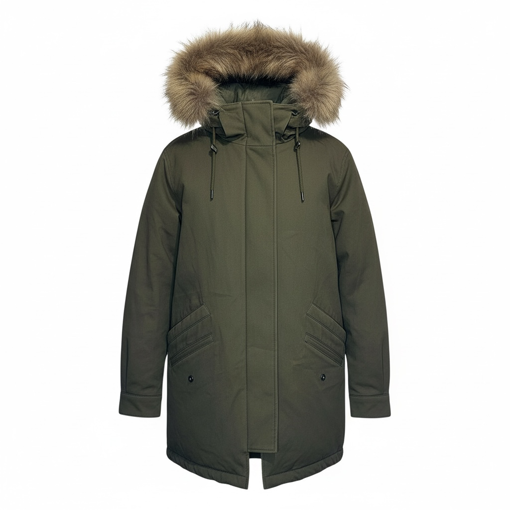 Parka The Kooples - 38 - Kaki - État : Très Bon