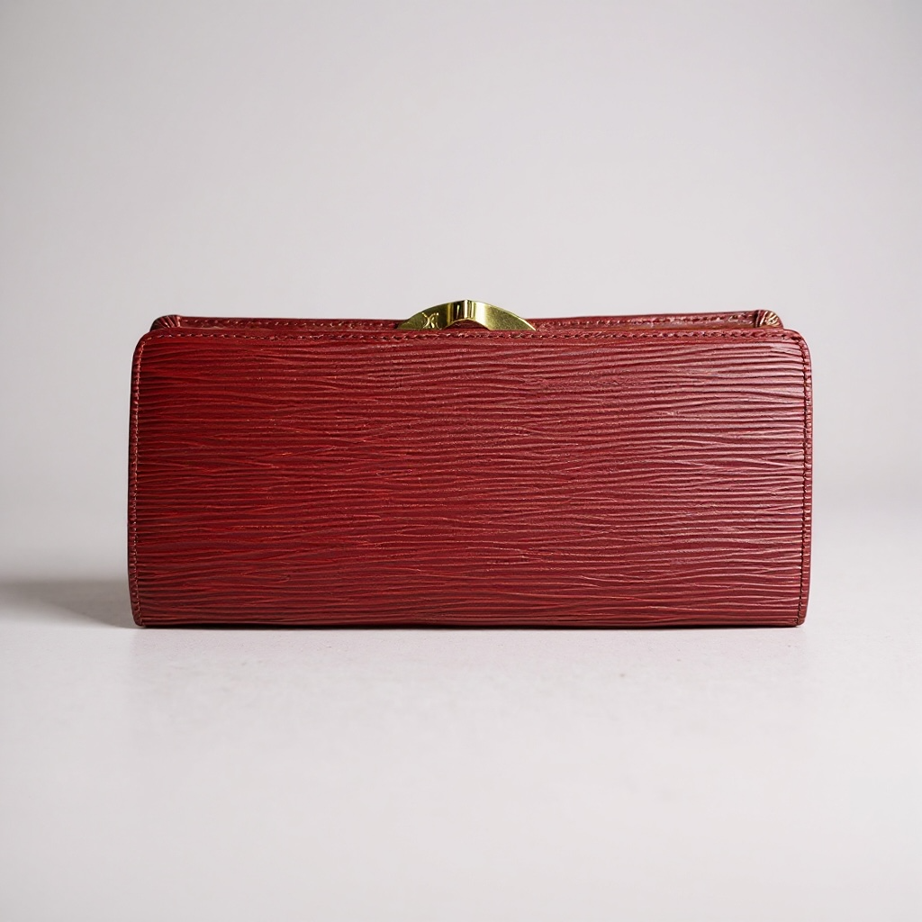 Porte-monnaie Louis Vuitton - Taille unique - Rouge - État : Excellent