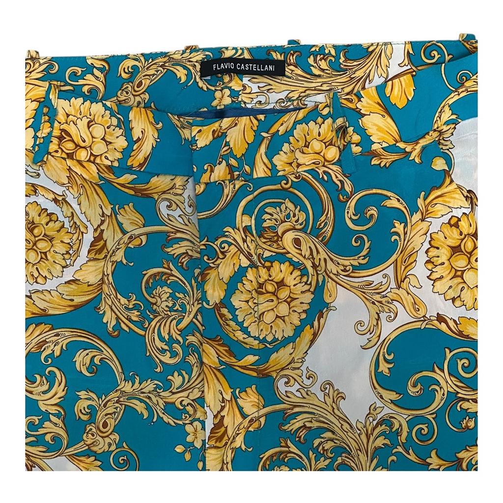 Pantalon Flavio Castellani - 42 - Turquoise - État : Excellent