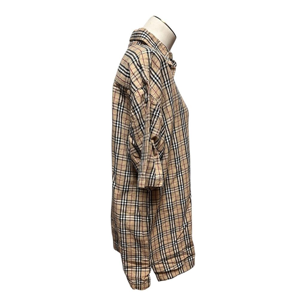 Chemise à Carreaux Burberry - L - Crème - État : Excellent