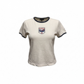 T-shirt ringer Tommy Hilfiger - S - Blanc - État : Excellent