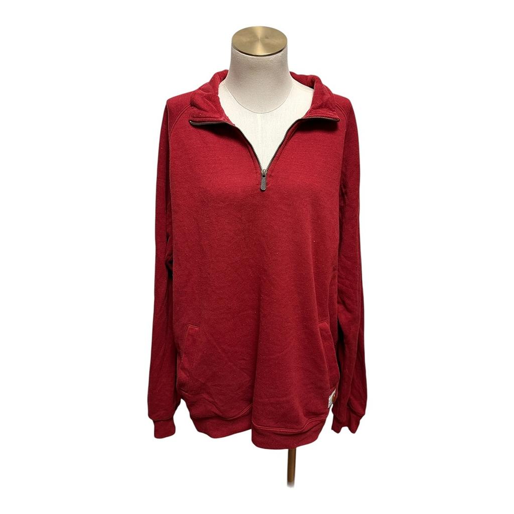 Sweat col zippé Carhartt - Xl - Burgundy - État : Excellent