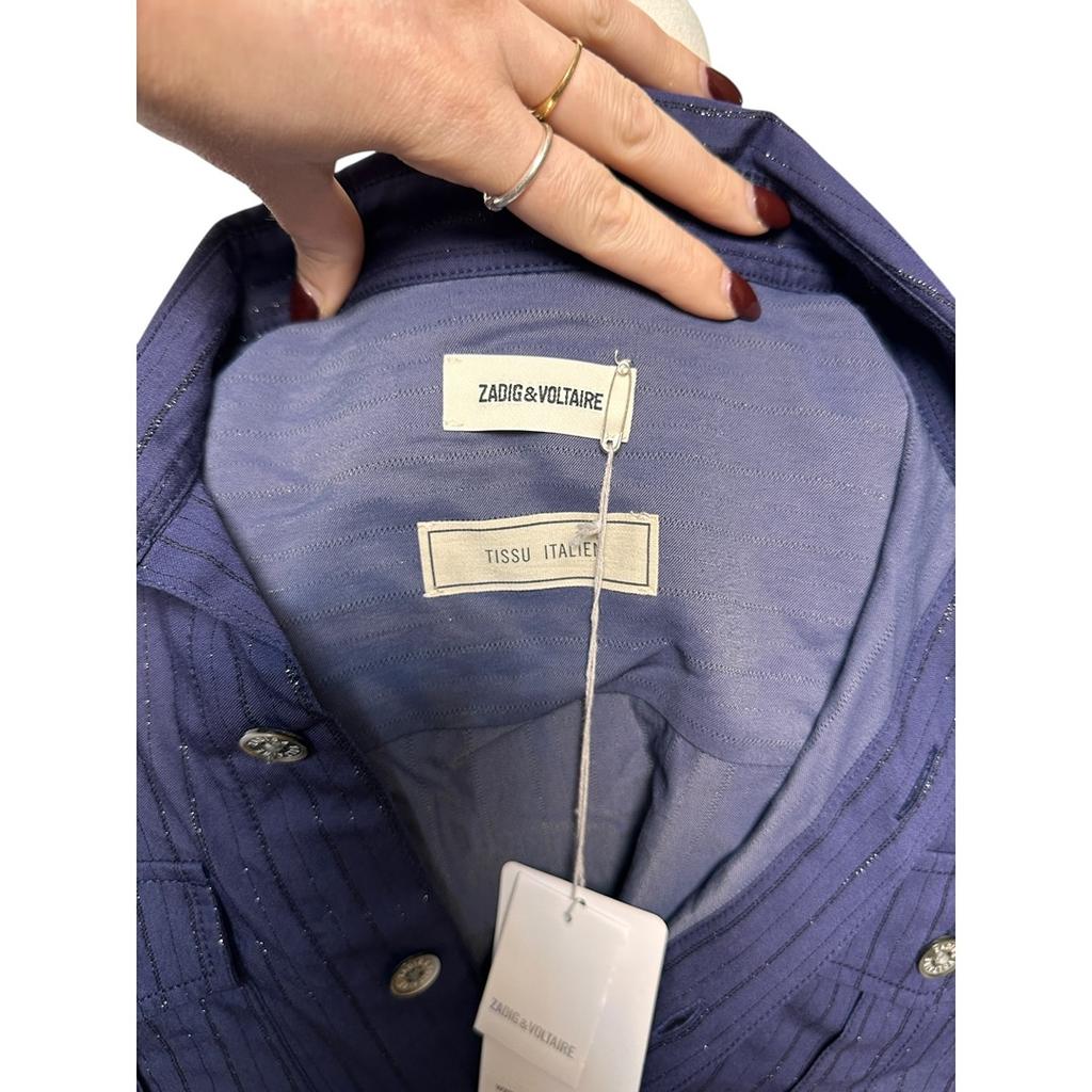 Chemise Zadig & Voltaire - Xs - Marine - État : Neuf avec étiquette