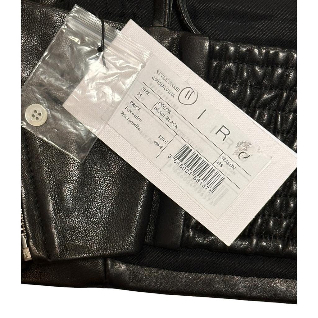 Crop top Iro - 34 - Noir - État : Neuf avec étiquette
