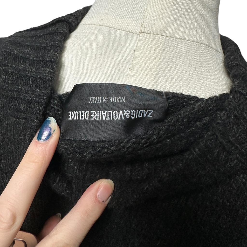 Pull col roulé Zadig & Voltaire - M - Noir - État : Excellent