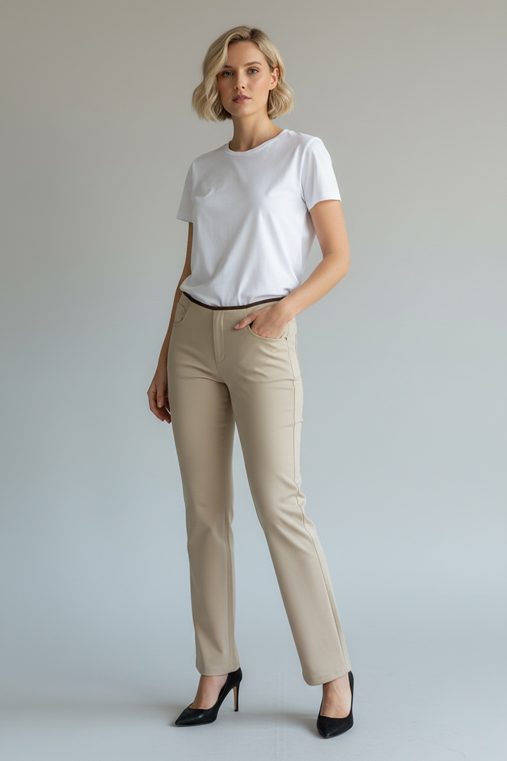 Pantalon De Costume Joseph - M - Beige - État : Très Bon
