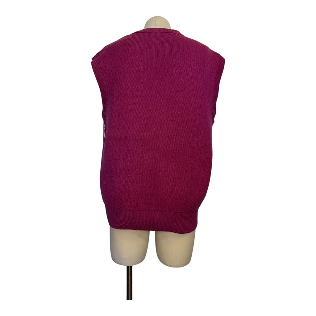 Pull Col V Gertrude - M - Violet - État : Très Bon