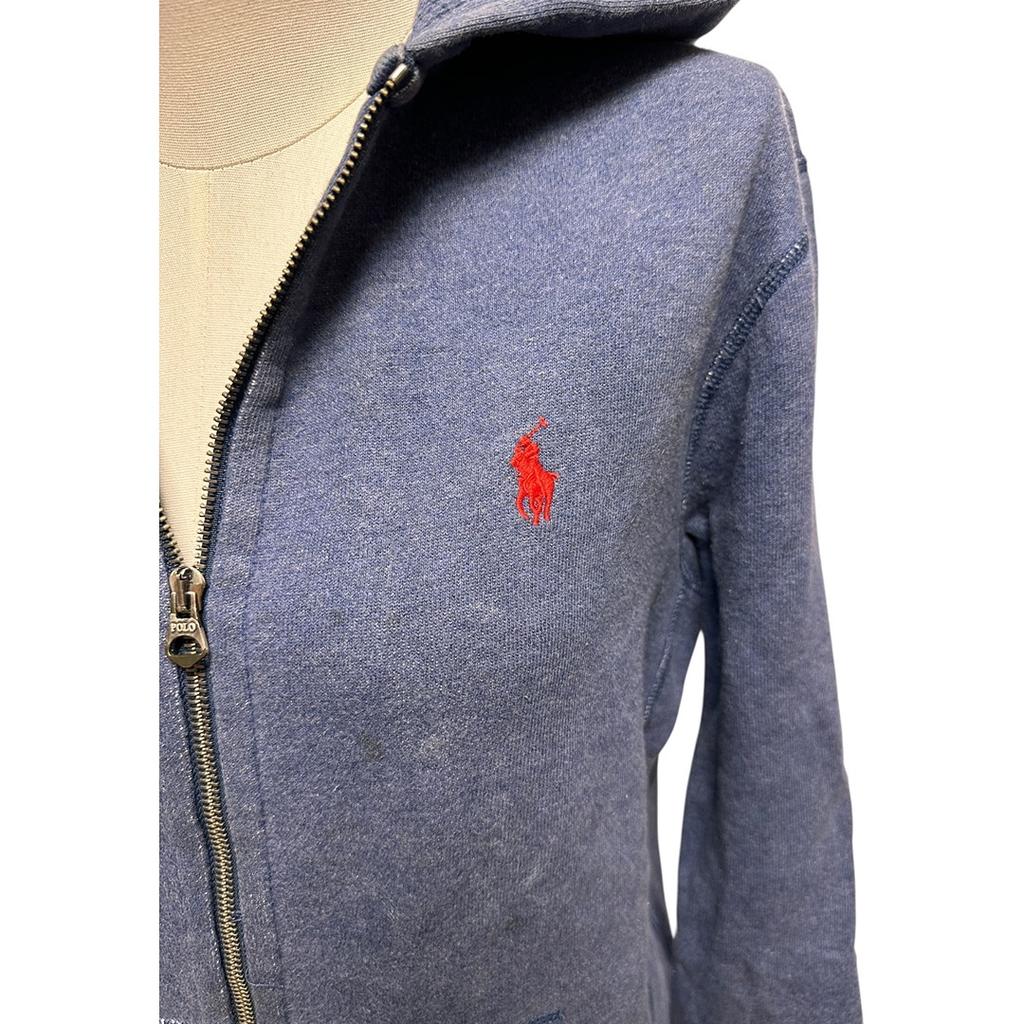 Sweat à capuche zippé Polo Ralph Lauren - S - Bleu - État : Excellent