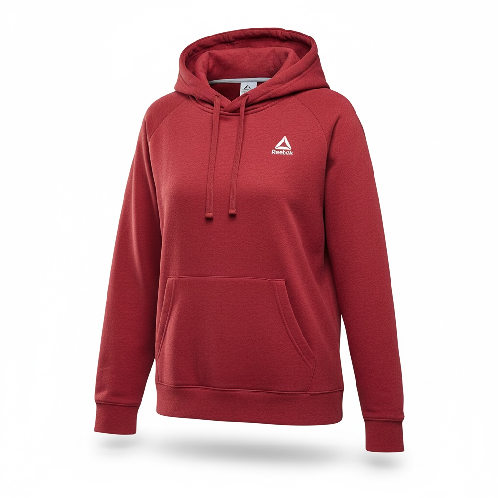 Sweat à capuche Reebok - L - Bordeaux - État : Neuf