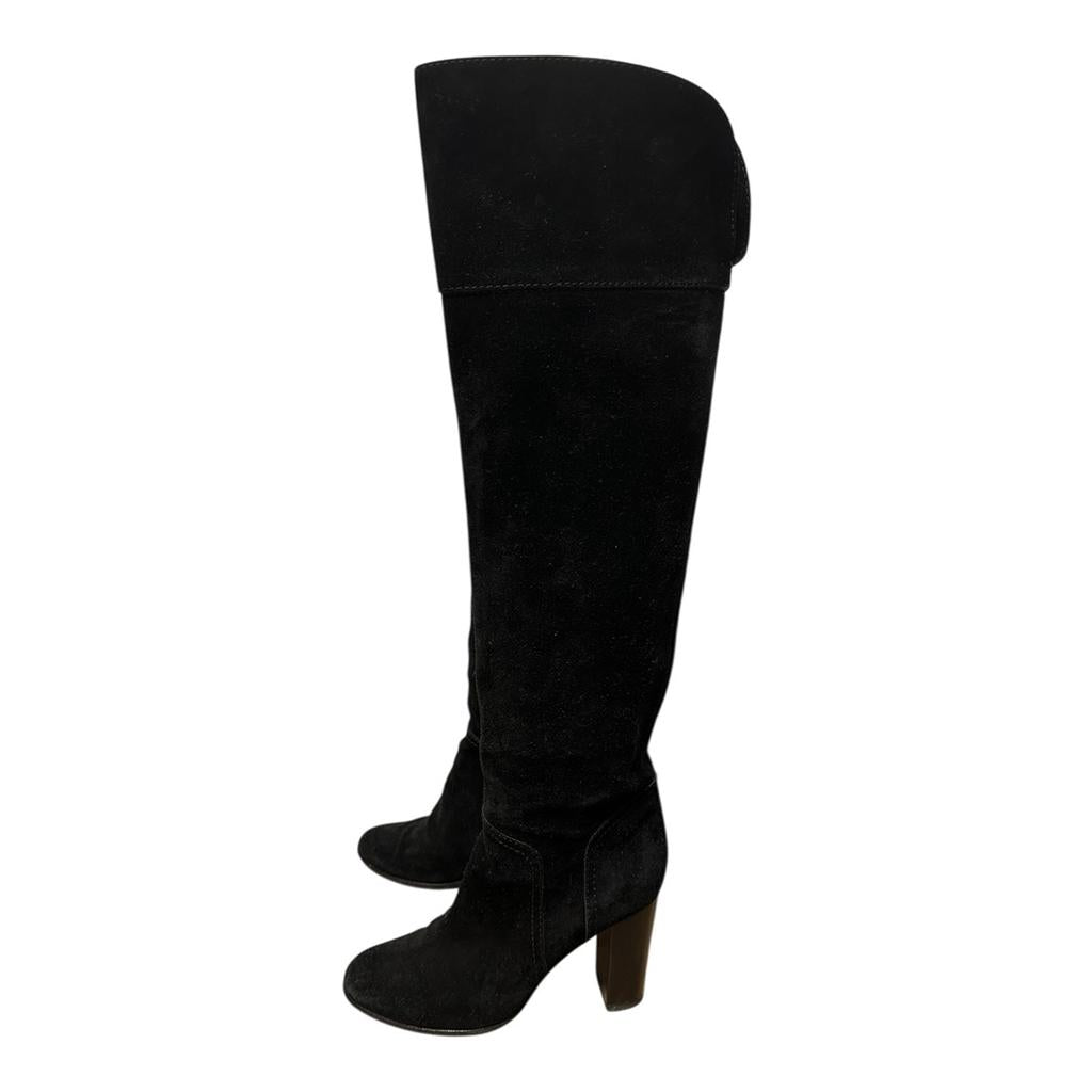 Cuissardes Sergio Rossi - 36.5 - Noir - État : Excellent