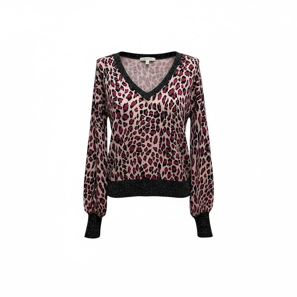 Pull Col V Liu Jo - S - Fuchsia - État : Excellent