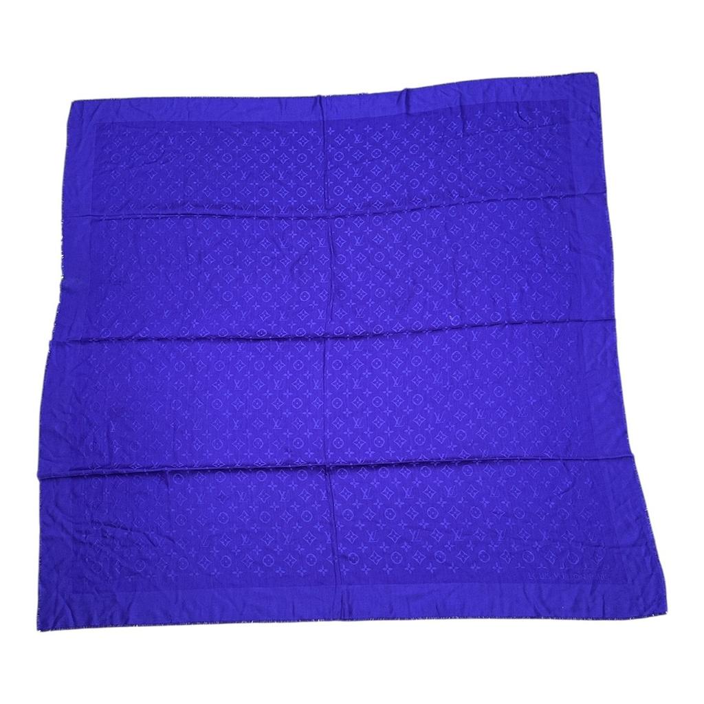 Echarpe Louis Vuitton - 140x140 - Violet - État : Excellent