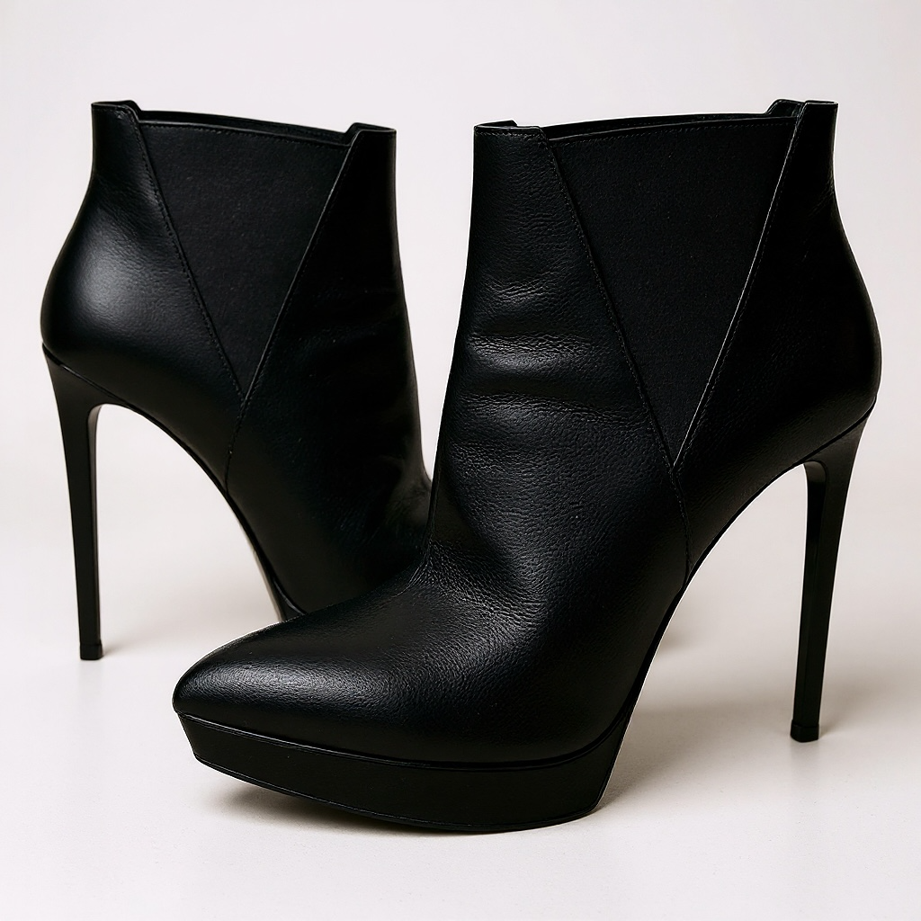 Bottines femme Saint Laurent - 37 - Noir - État : Excellent