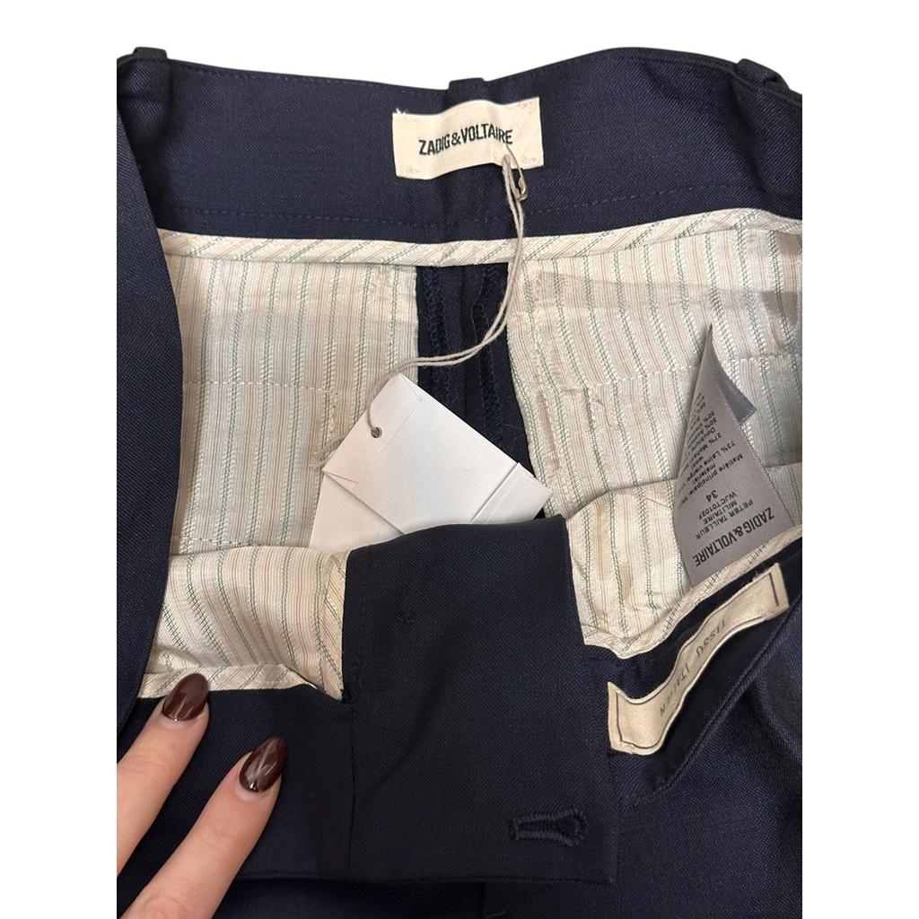 Pantalon tailleur Zadig & Voltaire - 36 - Bleu marine - État : Neuf avec étiquette