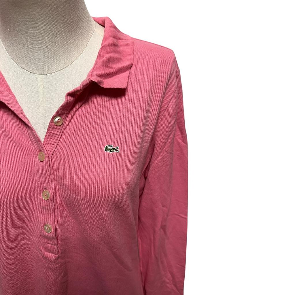 Polo Lacoste - L - Rose - État : Excellent