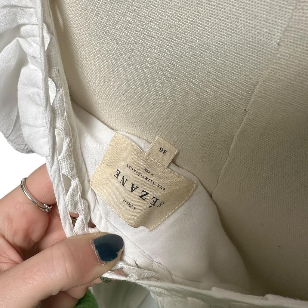 Robe Sézane - 36 - Blanc - État : Excellent