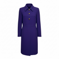 Pardessu Et Manteau Long Prada - 36 - Violet - État : Très B