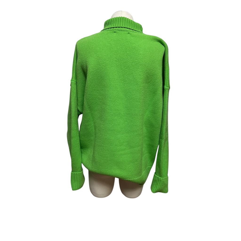 Pull A Col Roulé Ami - Xl - Vert - État : Très Bon