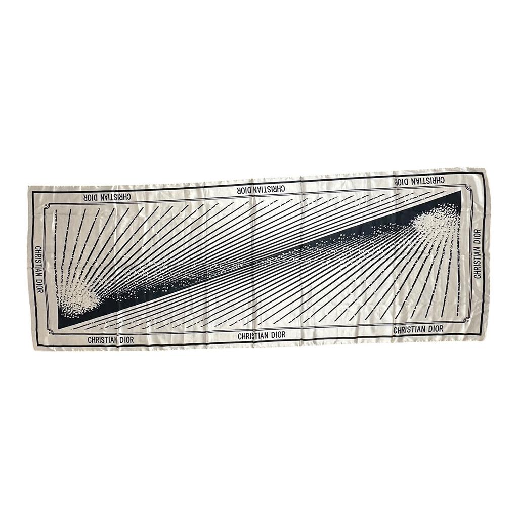 Foulard femme Christian Dior - Taille unique - Blanc - État : Excellent