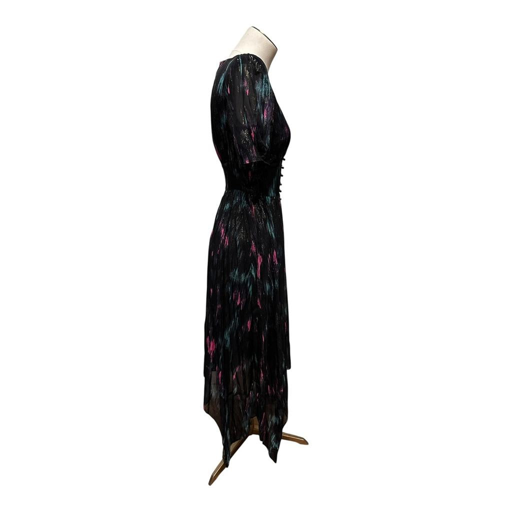 Robe midi The Kooples - 36 - Noir - État : Excellent