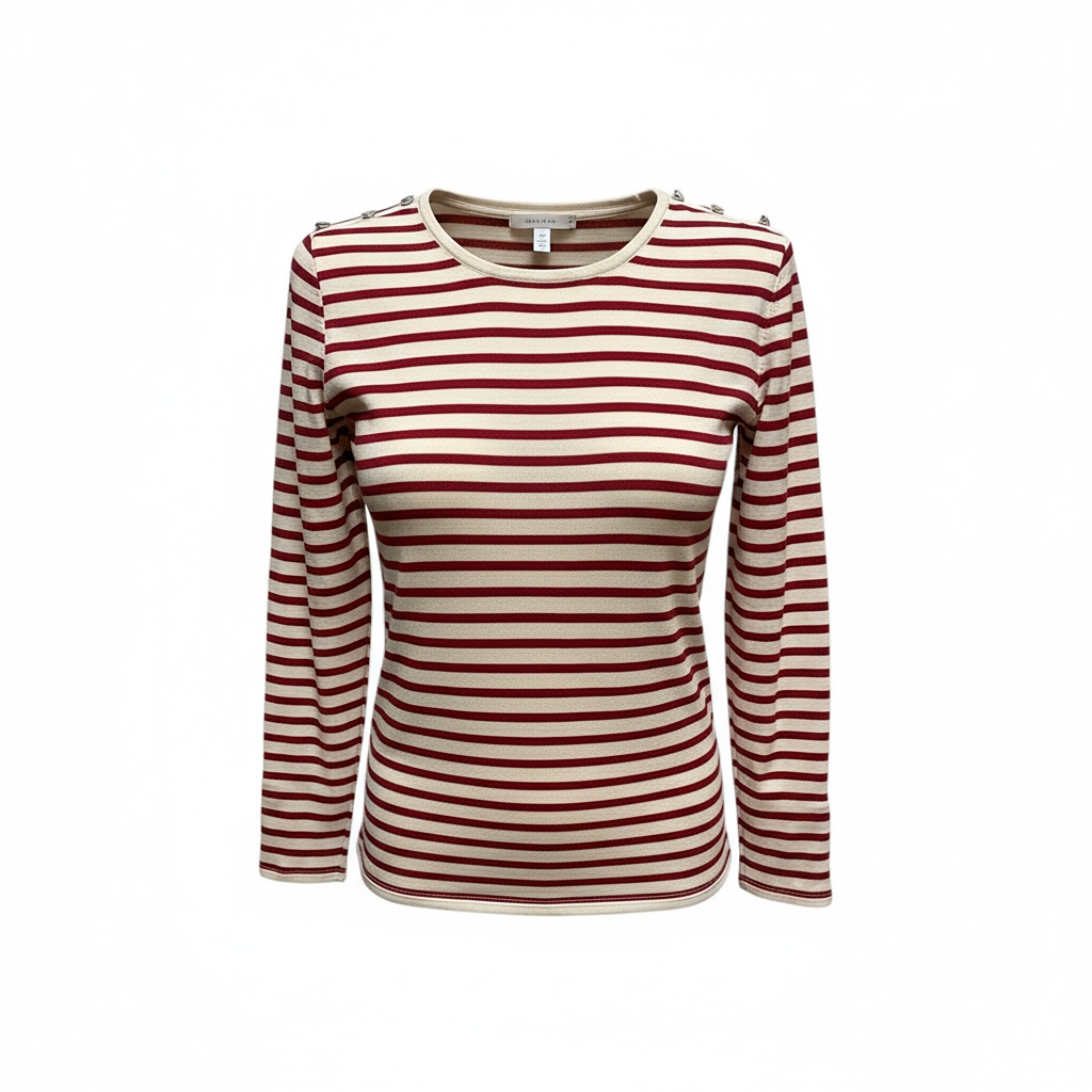 T-shirt Chloé Stora - S - Crème - État : Très Bon