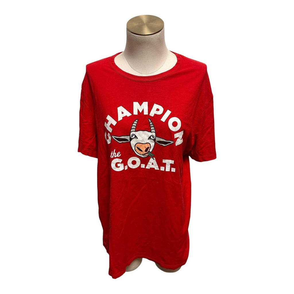 T-shirt Champion - L - Rouge - État : Excellent