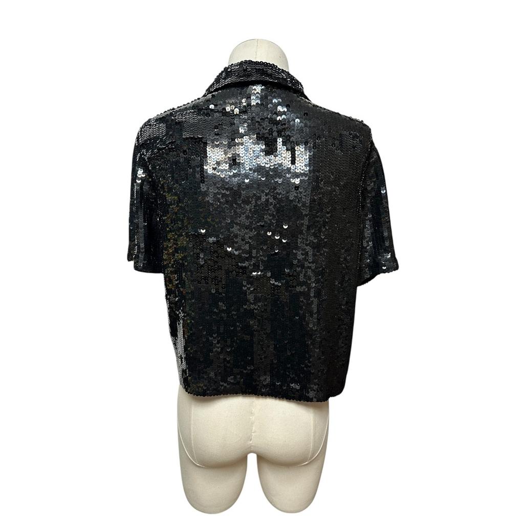 Chemise Topshop - M - Noir - État : Neuf