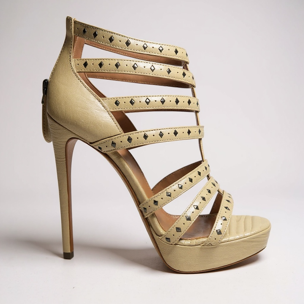 Sandales Alaïa - 35.5 - Crème - État : Neuf