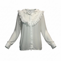 Blouse Manches Longues The Kooples - Xs - Blanc - État : Excellent