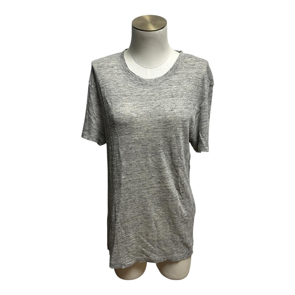 T-shirt Unis Sandro - S - Gris - État : Très Bon