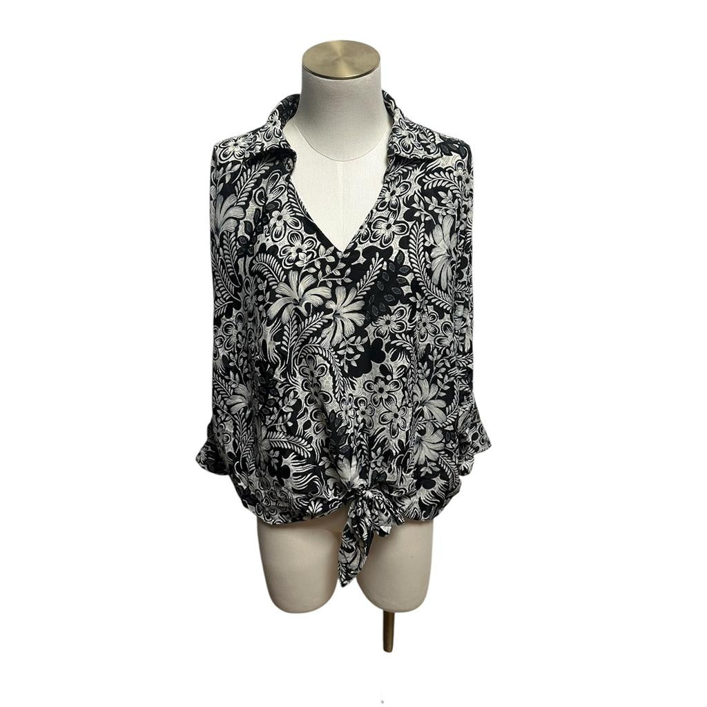 Blouse Gold & Silver - Taille Unique - Noir - État : Trèsbon