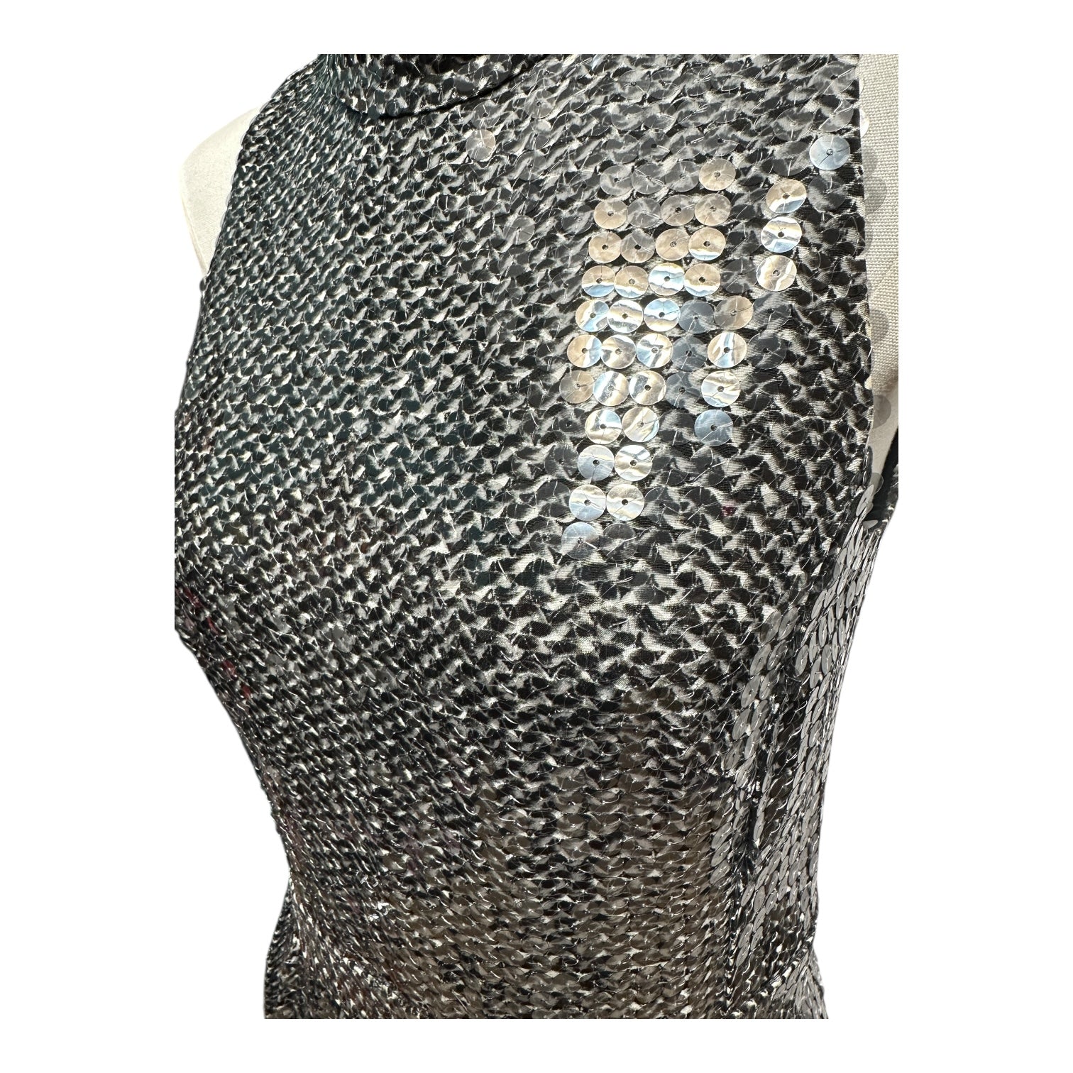 Robe Chic Barbara Bui - 40 - Argenté - État : Très Bon