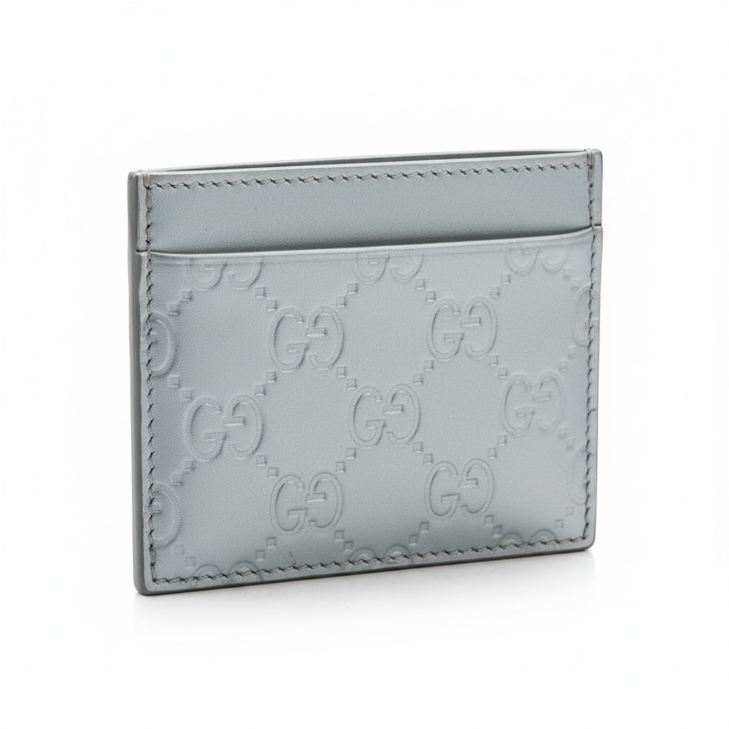 Porte-cartes Gucci argent État : Neuf sans étiquette