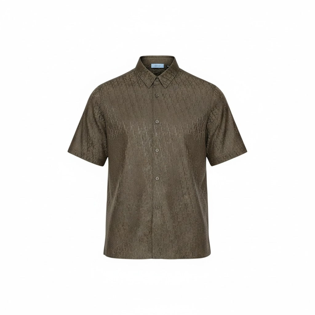 Ensemble Chemise short homme Dior - 46 - Brown - État : Excellent