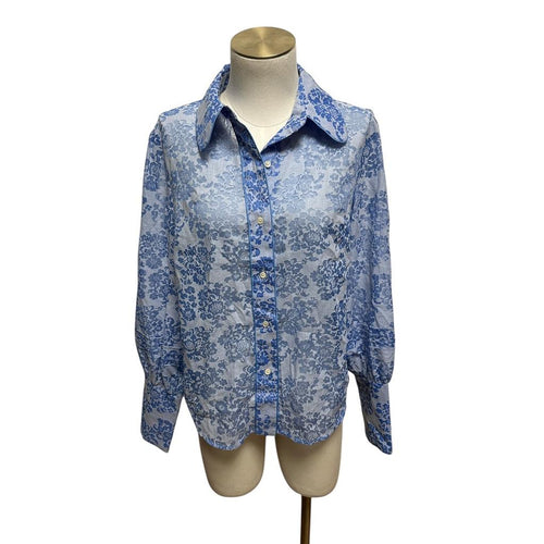 Chemise Manoush - 42 - Bleu - État : Excellent